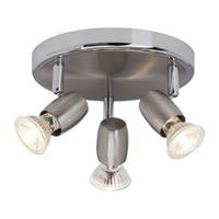 Plafondspot LED GU10 7.5 W Brilliant Wesley G54834/77 IJzer, Chroom