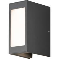 konstsmide BuitenlampCremona' Wandlamp, PowerLED 3 x 3W / 230V, kleur Antraciet wandarmatuur flush 17cm twin, 3x 3W