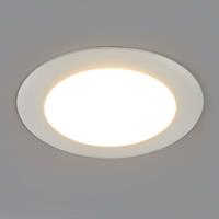 Lampenwelt Ronde LED inbouwlamp Arian, 9,2 cm 6W