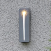 Konstsmide Imola wandlamp PowerLED grijs gelakt aluminium 15cm 7915-310
