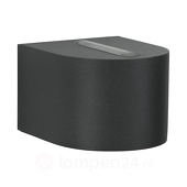 Albert Leuchten Buitenwandlamp LacBulge smal-breed zwart