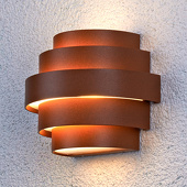Lampenwelt Led-buitenwandlamp Enia met overtuigend design