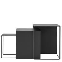 fermliving Ferm Living Cluster Tafels Set of 3 Zwart