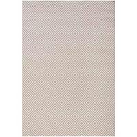 NORTHRUGS Teppich "Karo", rechteckig, 8 mm Höhe, Geometrisches Design, Robust, Pflegeleicht, Flachgewebe