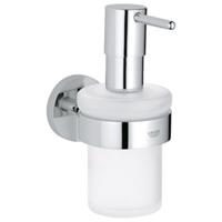 Grohe Essentials zeepdispenser met houder supersteel 40448dc1