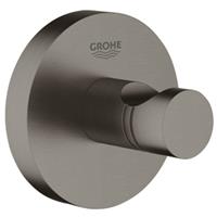 Grohe Essentials handdoekhaak, geborsteld hard graphite