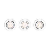 philips enneper inbouwspot rond 3xGU10 wit 230V