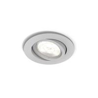 philips casement inbouwspot rond 1x4,5 watt GLED grijs