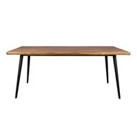 Dutchbone eettafel Alagon walnut 75 x 180 x 90