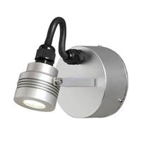 Konstsmide Monza PowerLED 230V wandrichtspot, diameter 4.5cm, zwenkbaar, 1W - Kon