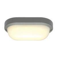 buitenlampenshop.nl Plafond/ wandlamp TERANG 2 zilvergrijs 1xLED 3000K