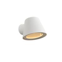 Lucide LED wandlamp buiten DINGO IP44 - wit - 14,5x11,5x9 cm