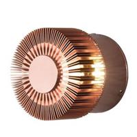 konstsmide Monza wandlamp rond met LED 3W koper 7900-900 