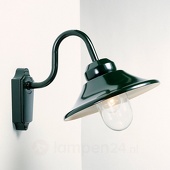 buitenlampenshop.nl Wandlamp Vega Lyrae groen buitenverlichting Konstsmide 556-600