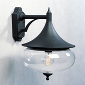 buitenlampenshop.nl Wandlamp Libra Chelae Zwart 581-750