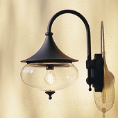 buitenlampenshop.nl Wandlamp Libra Zuben Zwart 619-750