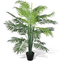 VidaXL Kunstplant Phoenix palmboom met pot 130 cm