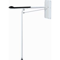 Etac Optima toiletsteun staal wit lengte 715mm