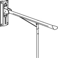 Pressalit Value support arm with leg height adjustable 850 mm
