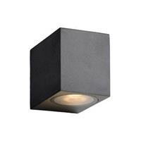 Lucide LED wandspot buiten ZORA IP44 - zwart - 9x6,5x7,9 cm