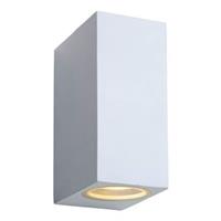 Lucide LED wandspot buiten ZORA IP44 - wit - 9x6,5x15 cm