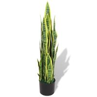 VidaXL Kunst sanseveria plant met pot 90 cm groen