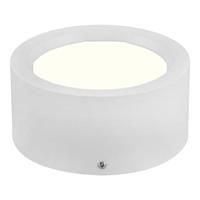 BSE LED Downlight - Opbouw Rond Hoog 5W - Natuurlijk Wit 4200K - Mat Wit Aluminium - Ø105mm