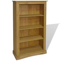 VidaXL Boekenkast grenenhout met 4 planken Corona-stijl 81x29x150 cm