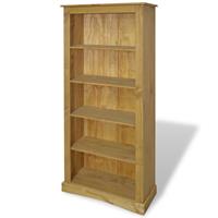 VidaXL Boekenkast grenenhout met 5 planken Corona-stijl 81x29x170 cm