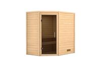 Karibu  Massivholzsauna SVEA 2,24 x 1,60 m 38 mm   75572