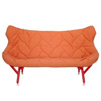 Kartell Foliage Fauteuil Trevira Oranje / Rood