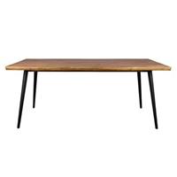 Dutchbone eettafel Alagon walnut 75 x 160 x 90