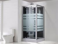 Mueller Aliki complete douchecabine 90x90x218cm kitvrij met thermostatische kraan