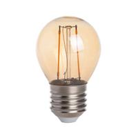 Qualedy LED E27-G45 Filament 2W - Dimbaar - Goud - 2400K