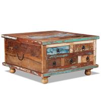 vidaXL Salontafel 70x70x38 cm gerecycled hout