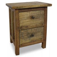 VidaXL Nachtkastje massief gerecycled hout 40x30x51 cm