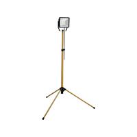 Goobay LED outdoor floodlight on a telescopic stand, 30 W Work light with a w