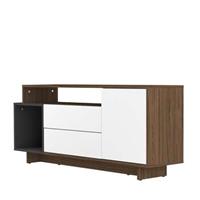 Symbiosis TV-meubel Kube - walnootkleur/grijs - 59,3x139,1x33 cm