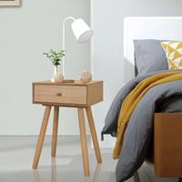 VidaXL Nachtkastjes 40x30x61 cm massief grenenhout bruin 2 st