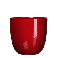 Micadecorations Bloempot Pot rond es/24 tusca 25 x 28 cm d.rood Mica