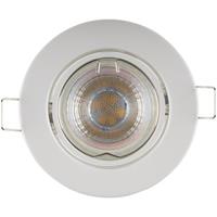 Sencys inbouwspot LED GU10 richtbaar 230 lum 1x4W 36° rond wit