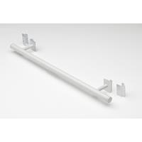 Nemo Spring verstelbare Handdoekdrager - L 500mm - verticale paneelradiator - Nemo Spring geprofileerd voorpaneel vlakke voorplaat - wit RAL 9016 HDA500VMW