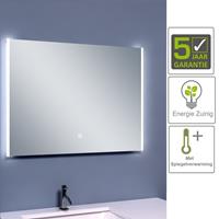 Boss&wessing BWS Anubis Duo Condensvrije LED Spiegel 80x60 cm Aluminium