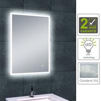 Boss&wessing BWS LED Spiegel Quatro Dimbare Condensvrije 70x50 cm