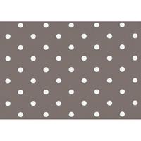 Wicotex Joy fix Plakfolie Dots taupe 2mtrx45cm