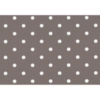 Wicotex Joy fix Plakfolie Dots taupe 2mtrx45cm