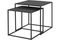 Blomus Fera salontafel  zwart set van 2