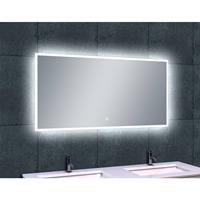 Aqua Splash Quatro Dimbare Led Spiegel 120X60 cm 