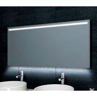 Aqua Splash Ambi+ Condensvrije Spiegel 140X60 cm Met Led Verlichting 