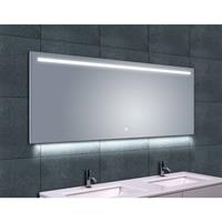 Aqua Splash Ambi+ Condensvrije Spiegel 160X60 cm Met Led Verlichting 